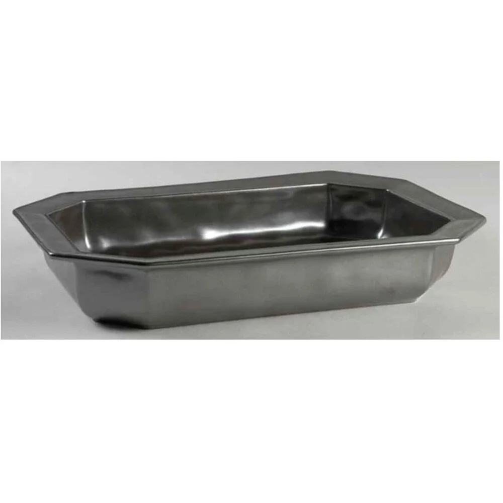 Juliska Pewter Stoneware Large Rectangular Baker 15